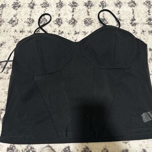 Black Women's corset top